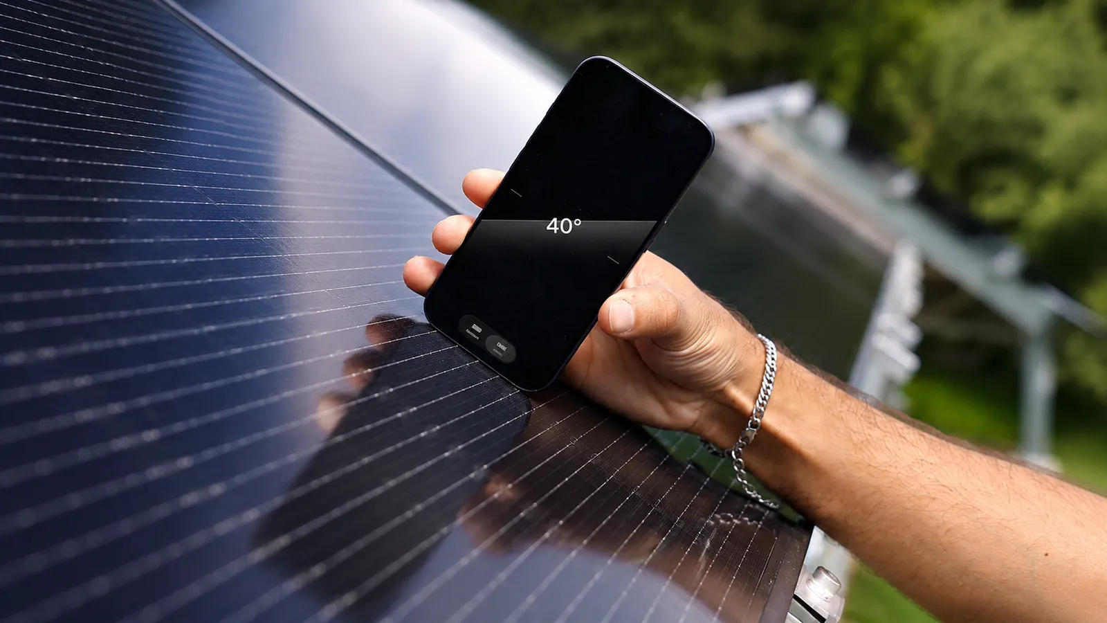 ViGrip solarni sistem na nagibu od 40 stepeni